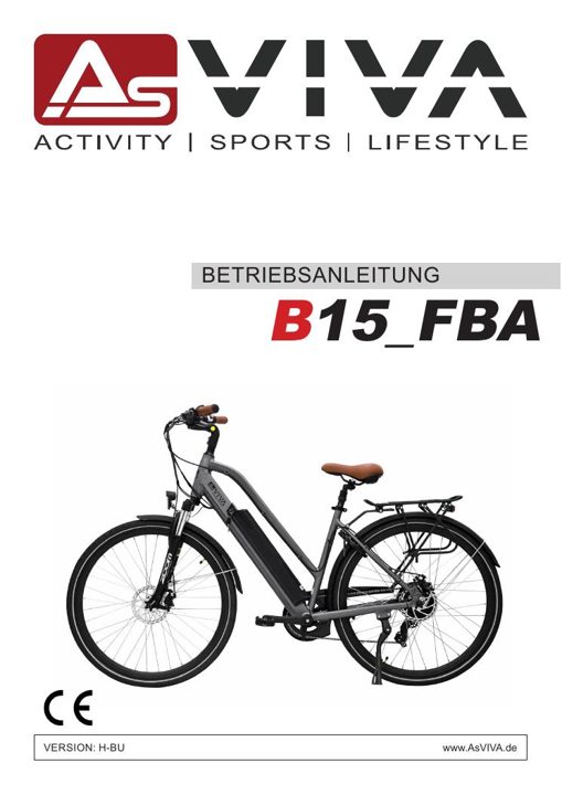 City E-Bike B15 – 28 inch – Grijs/Wit
