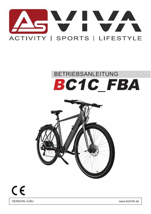 E-Bike BC1B – 28" Urban stadsfiets
