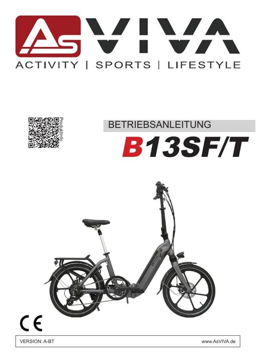 Folding E-Bike Stadtfalter B13