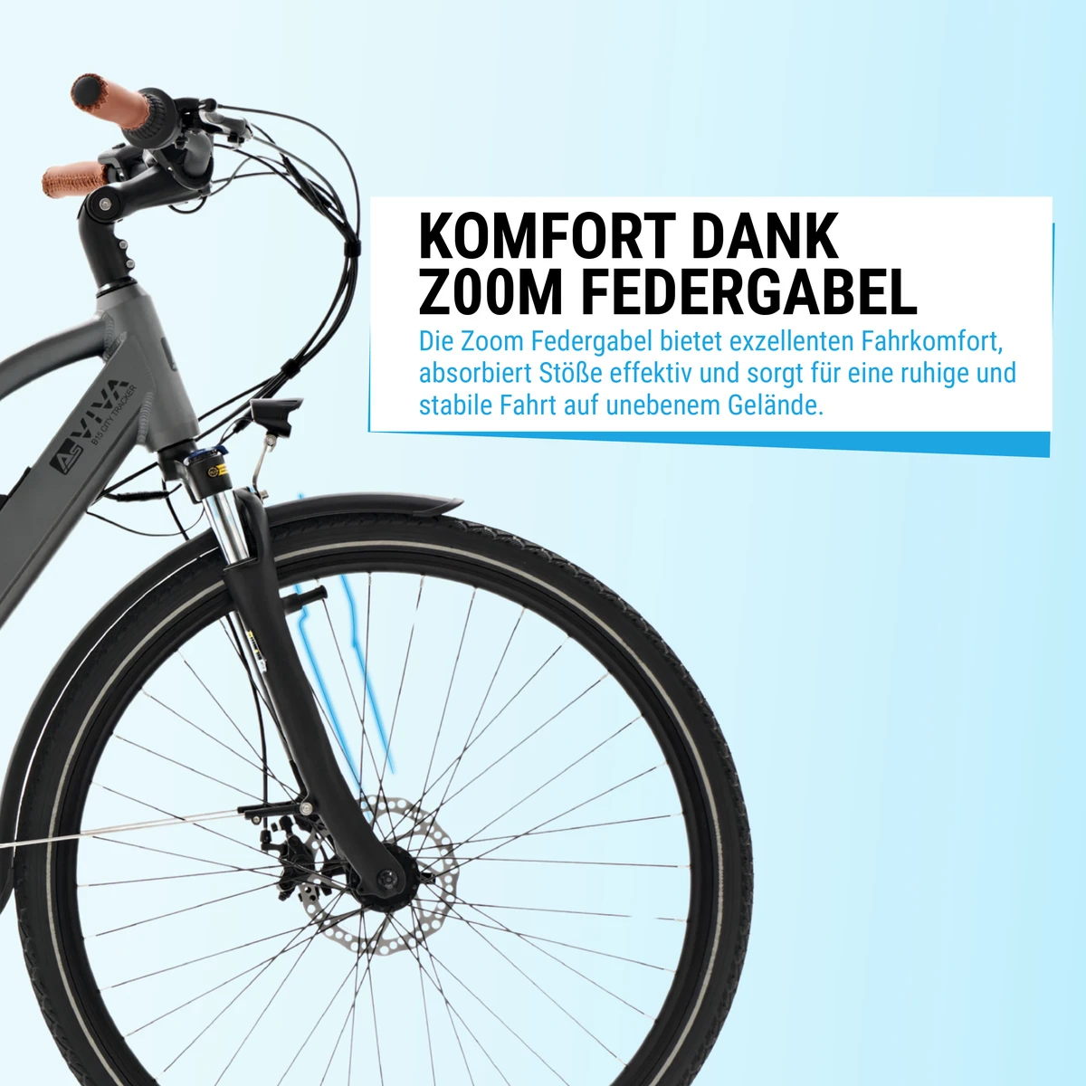 Komfort dank Zoom Federgabel