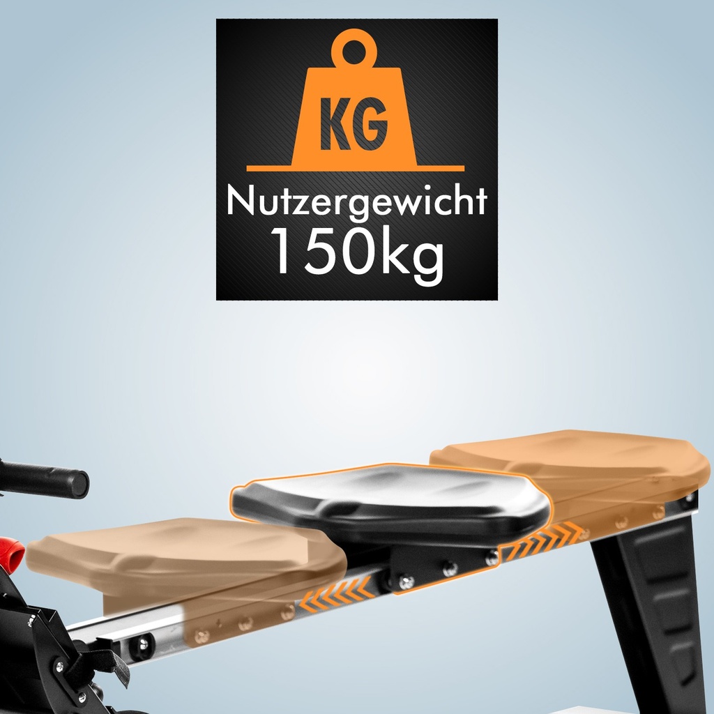Robust bis 150 kg – mit ergonomischem Sitz