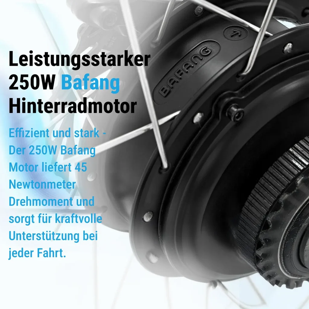 250 W Bafang Hinterradmotor – effizient und stark