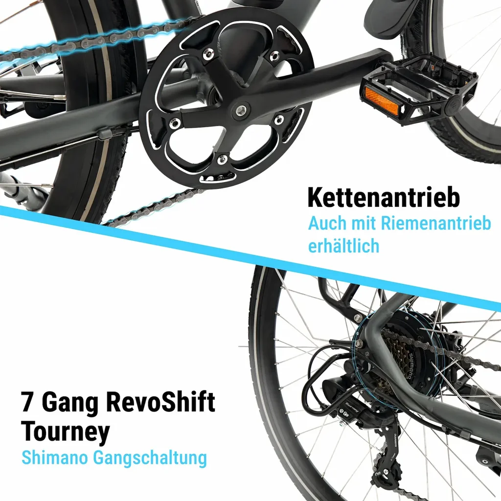 E-Bike mit 7 Gängen