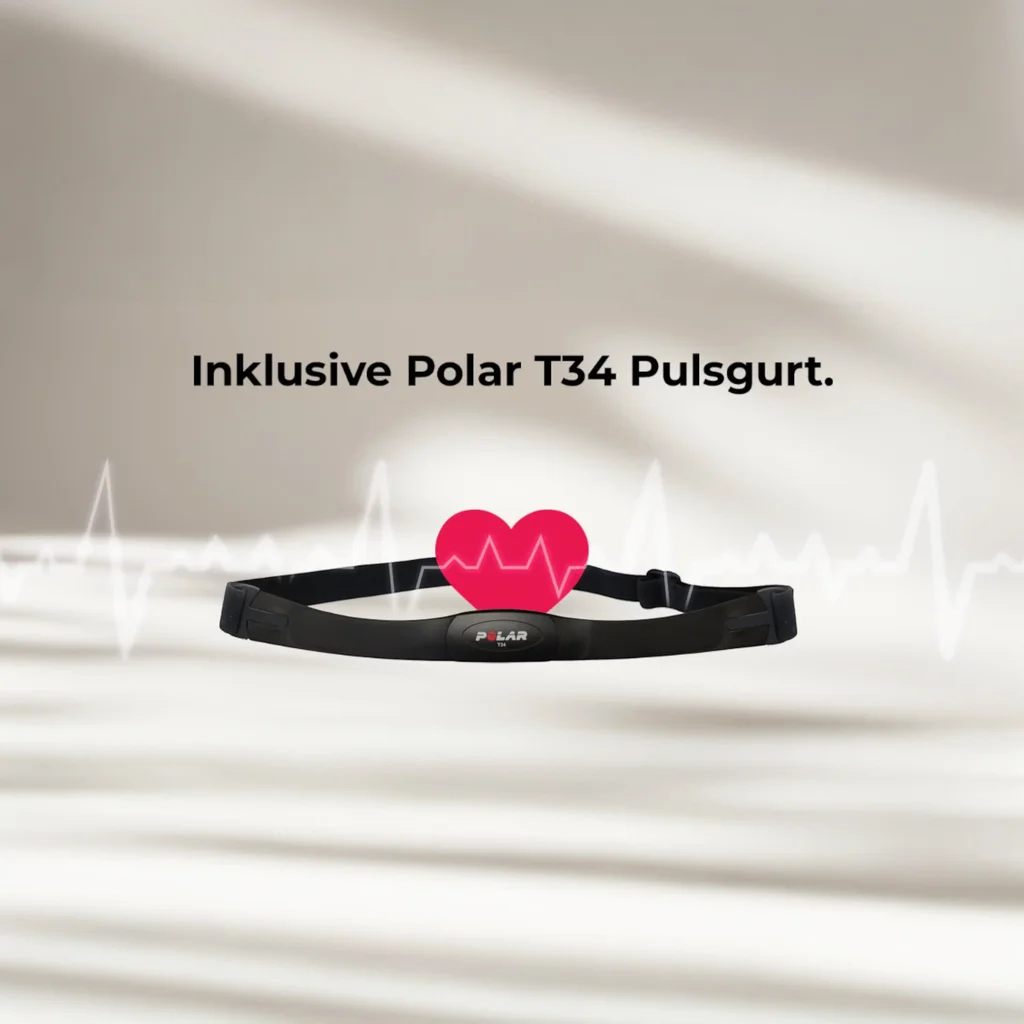 Inklusive Polar T34 Brustgurt
