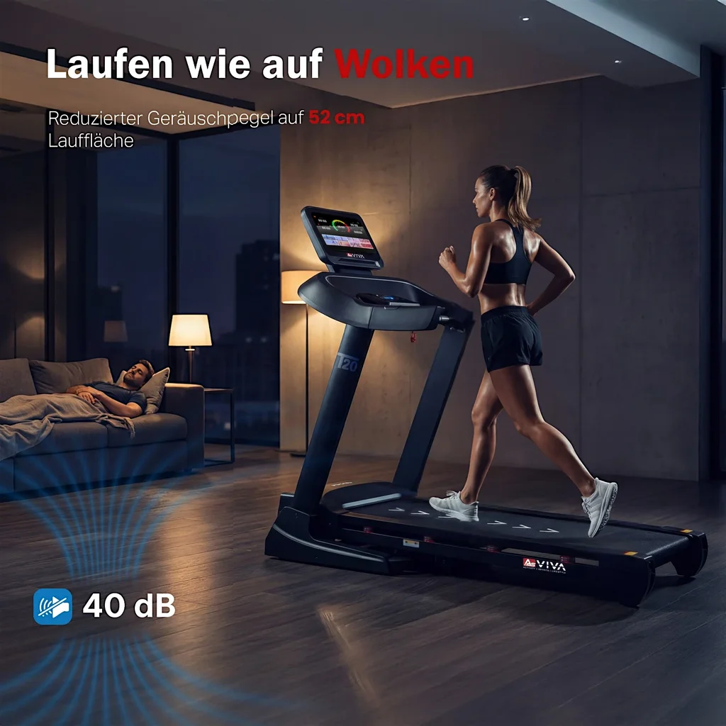 Große Lauffläche – leise und sicher