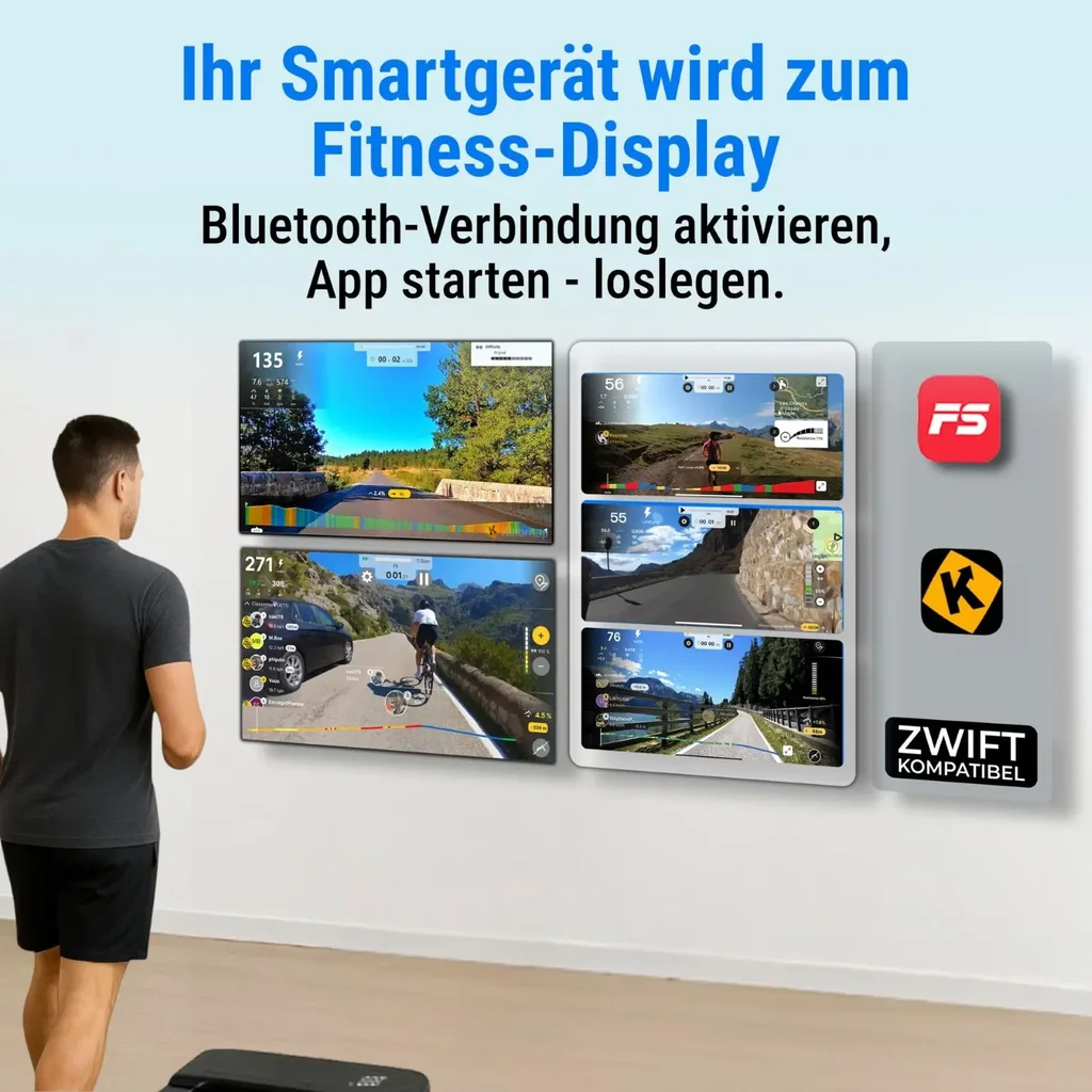 Bluetooth & App-Training: Kinomap, Zwift & Co.