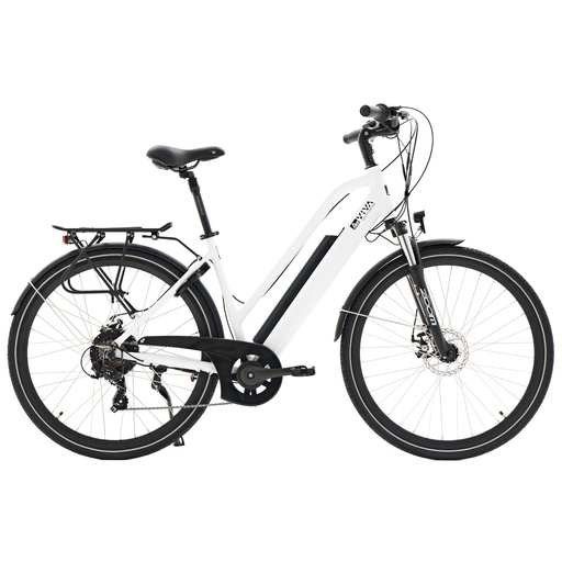 City E-Bike B15 – 28 Zoll – Grau/Weiß